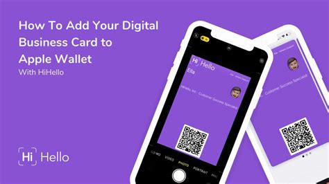 digital business card apple wallet